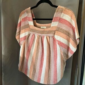Madewell top cute for warmer months.